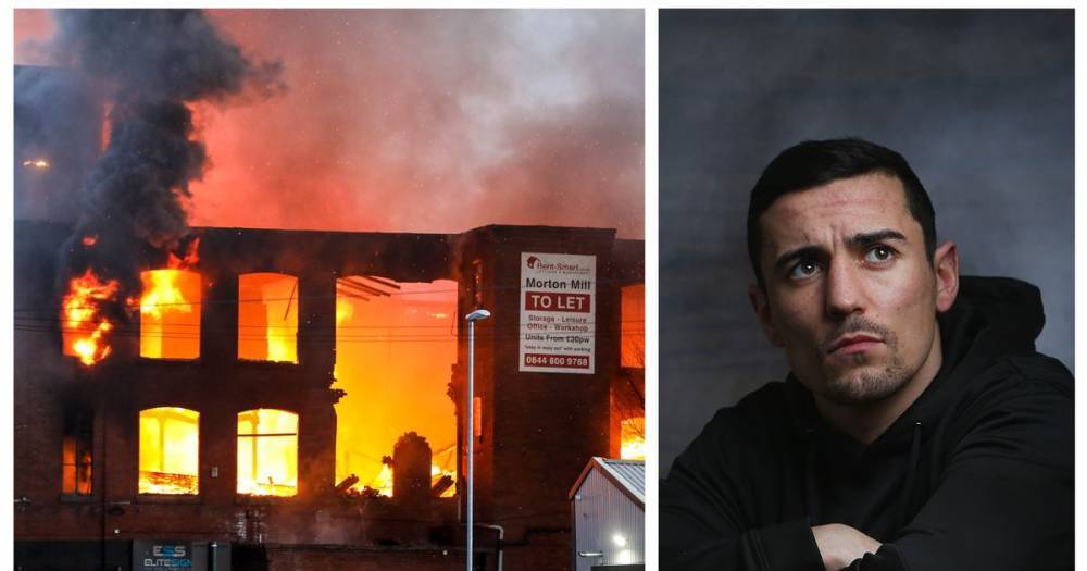 Gym owned by former world boxing champion Anthony Crolla one of several businesses destroyed in huge mill fire - www.manchestereveningnews.co.uk