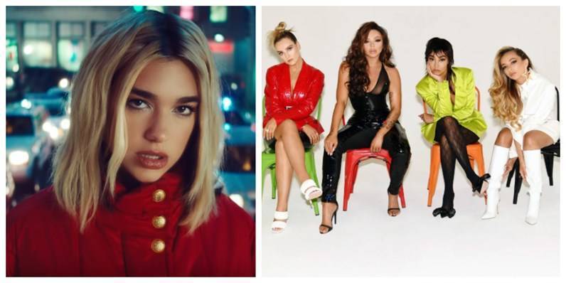 Dua Lipa heading for Top 10 domination plus a big new entry for Little Mix - www.officialcharts.com