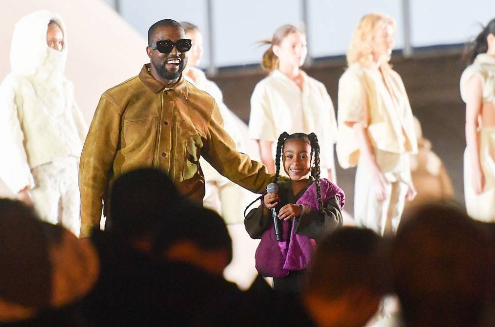 North West Follows Kanye's Footsteps, Performs at Yeezy Season 8 Fashion Show - www.billboard.com