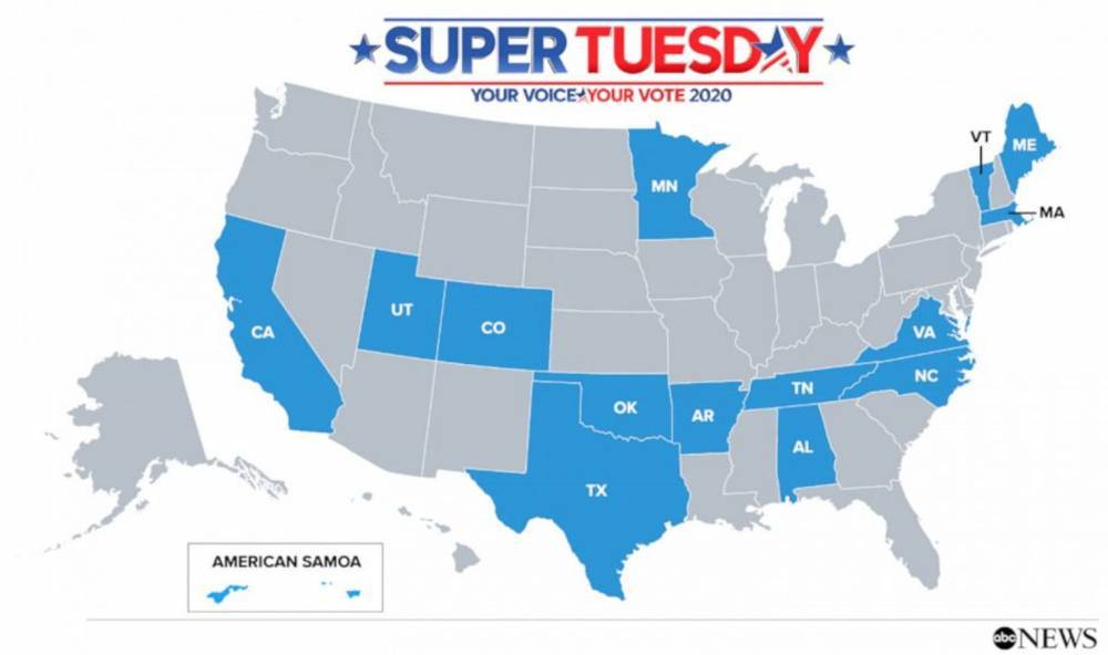 Come to free Super Tuesday Watch Party hosted by Channel Q - www.losangelesblade.com - county Warren - Wisconsin - American Samoa