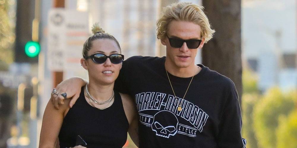 Miley Cyrus Gets Piggyback Ride From Cody Simpson - www.justjared.com - Australia - Los Angeles - India