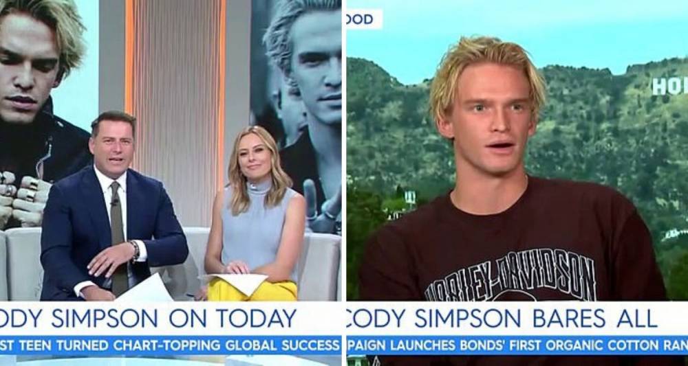 Karl Stefanovic blasts Cody Simpson in awkward Today show segment - www.who.com.au - Australia - Hollywood