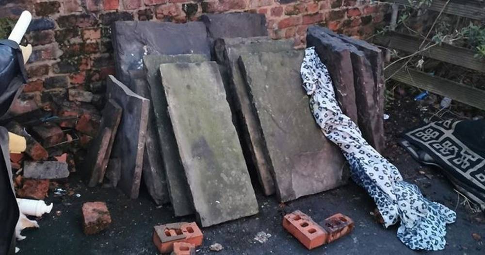 Two arrested after £10,000 of stolen York stone flags discovered - one of the victims was a 90-year-old man - www.manchestereveningnews.co.uk