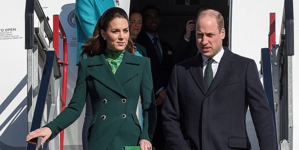 Kate Middleton Wears Springy Green for the Cambridges' Ireland Arrival - www.harpersbazaar.com - Ireland