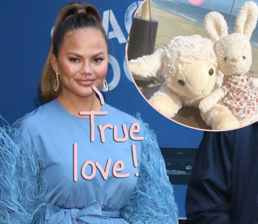 Chrissy Teigen Officiates Emotional Wedding Ceremony For Two Of Daughter Luna’s Stuffed Animals! - perezhilton.com