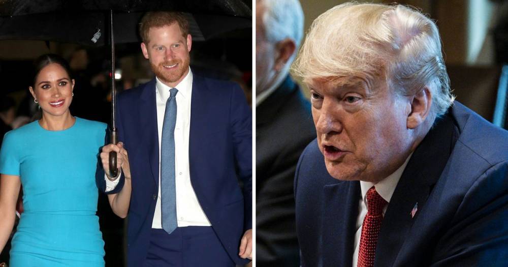 President Donald Trump says Prince Harry and Meghan Markle ‘must pay’ for their own security after moving to California - www.ok.co.uk - USA - California - Canada