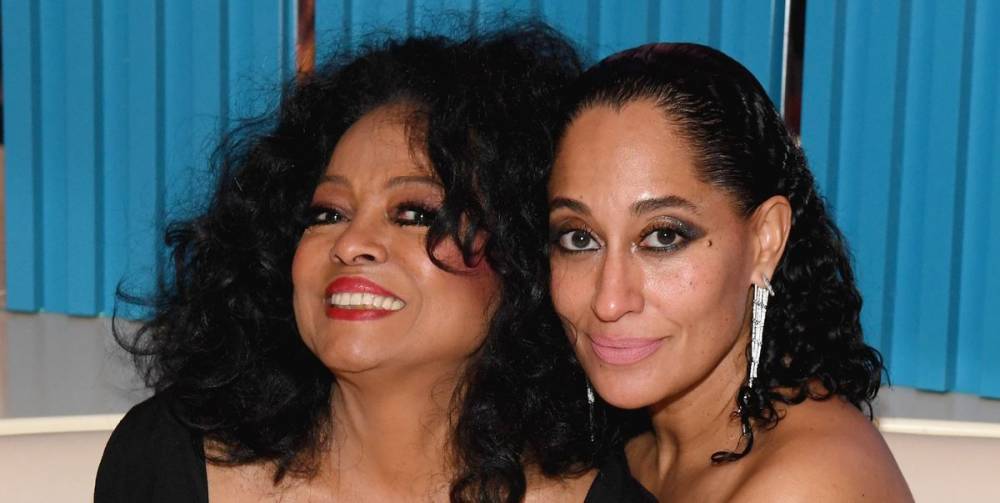 Tracee Ellis Ross Posted the Best '90s Throwback Photo With Mom Diana Ross - www.harpersbazaar.com