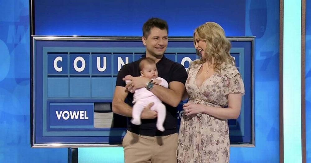 Rachel Riley and Pasha Kovalev introduce baby daughter Maven Aria to her Countdown co-stars - www.ok.co.uk