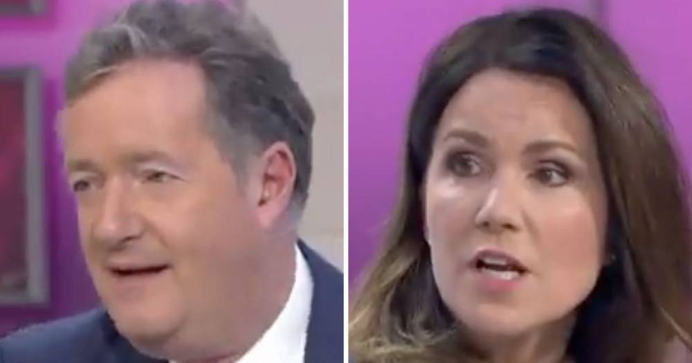 Susanna Reid clashes with Piers Morgan as she returns to Good Morning Britain after isolation stint - www.ok.co.uk - Britain