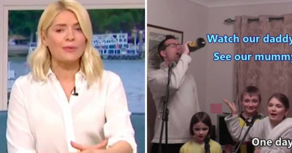 Holly Willoughby breaks down crying over family singing together during coronavirus lockdown - www.ok.co.uk - county Kent
