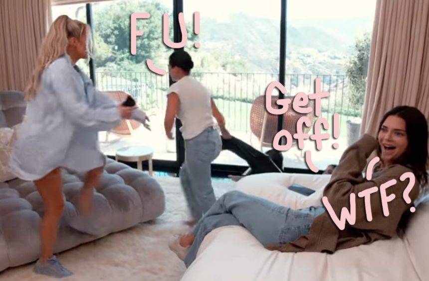 Kim Kardashian Reveals Kris Jenner Cried After Physical Fight With Kourtney On KUWTK! - perezhilton.com