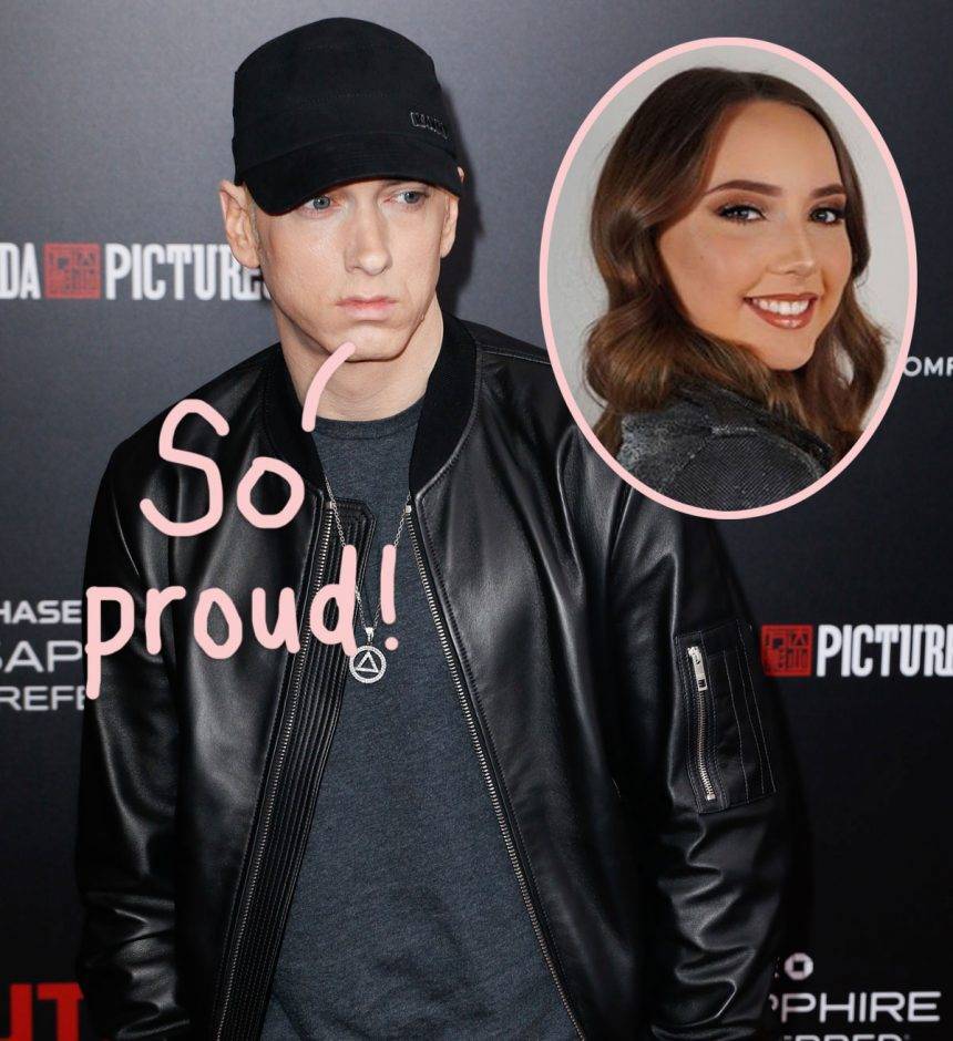 Eminem Is Beyond Proud Of Daughter Hailie For Going To College & Having ‘No Babies’ - perezhilton.com
