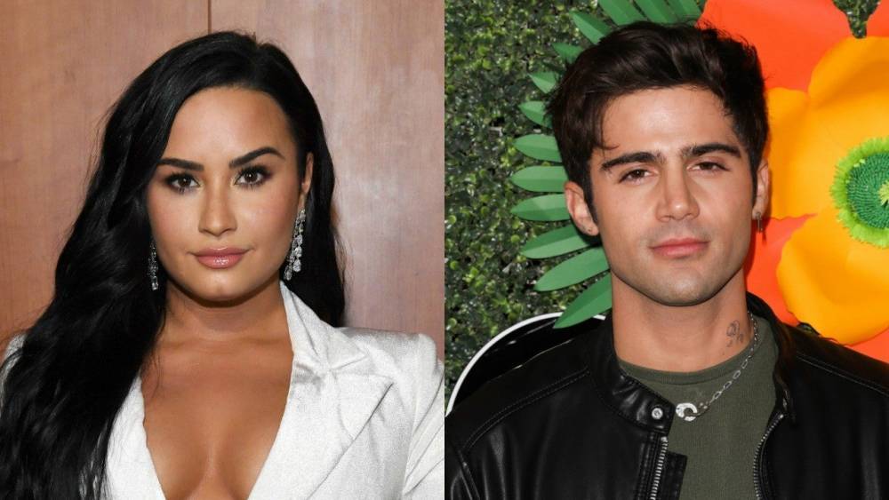 Demi Lovato Comments on Photo of Max Ehrich and Her Dog: 'My Angels' - www.etonline.com