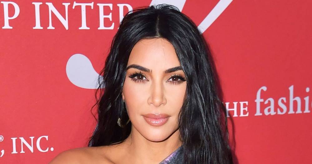 Kim Kardashian Questions Her Bangs and Turquoise Eyeliner in This Epic Throwback - www.usmagazine.com