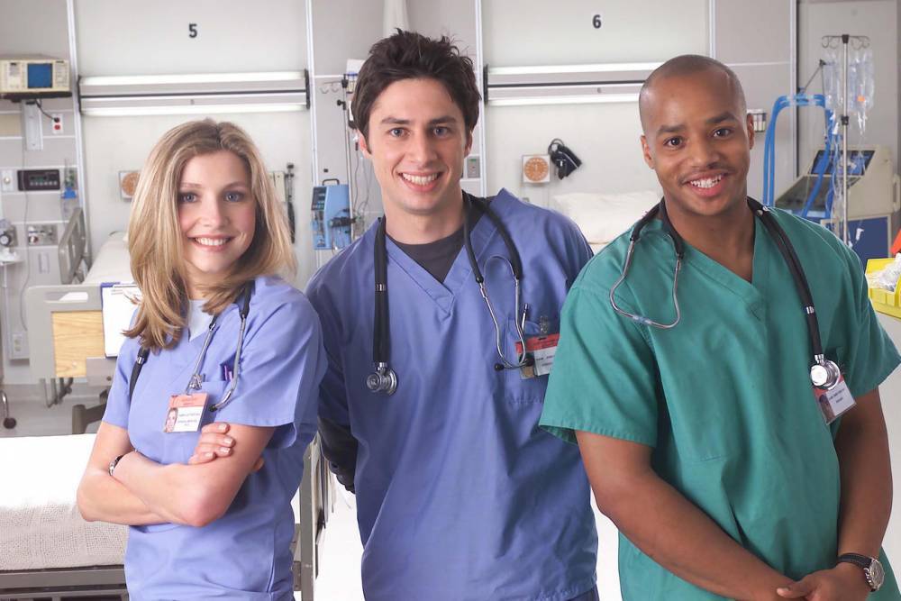 Scrubs' Zach Braff and Donald Faison Start a Podcast to Revisit Their Favorite Show Moments - www.tvguide.com