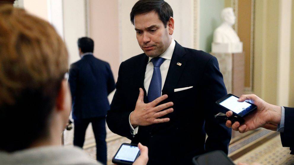 Rubio specifies journalists for 'glee' in virus deaths - abcnews.go.com - New York - China - USA - Florida