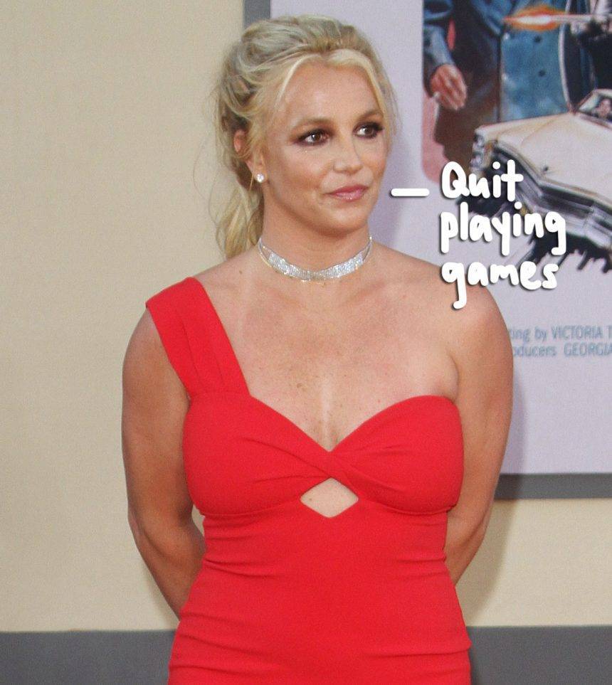 Britney Spears Posts Cryptic Message About ‘Mind Games’ A Day After Getting Loved Up With Sam Asghari! - perezhilton.com