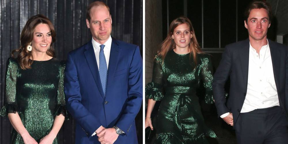 Kate Middleton Takes a Style Nod from Princess Beatrice in a Shimmery Emerald Frock - www.harpersbazaar.com - Ireland