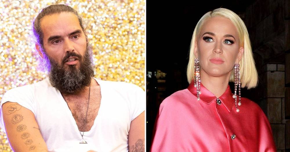 Russell Brand Opens Up About Katy Perry as She References Their Wedding in New Song - www.usmagazine.com - Australia - Greece