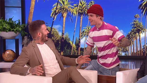 Justin Bieber Pranks David Beckham On ‘Ellen’ With Epic Scare — Watch - hollywoodlife.com - Britain