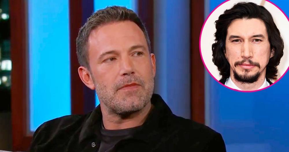 Ben Affleck Gets Choked Up Over Adam Driver's Gesture for Son's Birthday - flipboard.com
