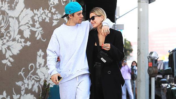 Justin Bieber Hailey Baldwin Hold Hands Makeout On The Street During Stroll — Pics - hollywoodlife.com