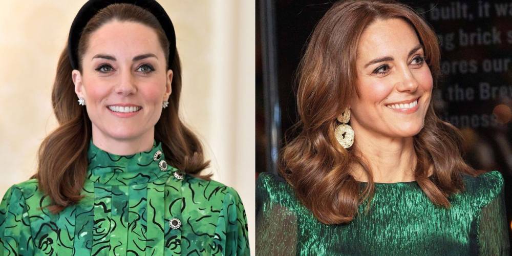Kate Middleton Wore Two Bold Green Looks for Her First Day In Ireland - www.marieclaire.com - Ireland - Dublin
