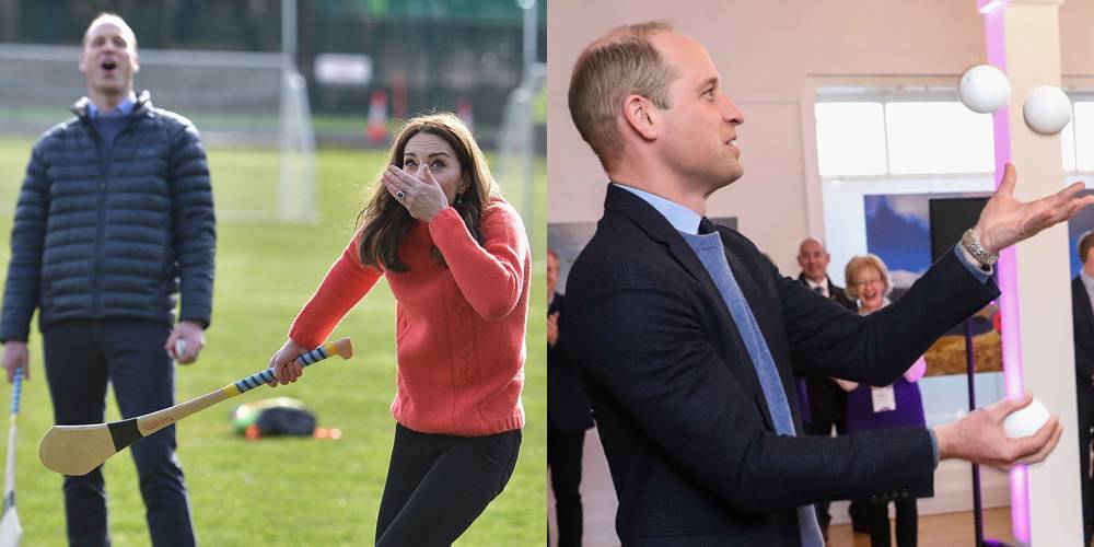 Prince William Juggles, Duchess Kate Middleton Tries Her Hand at Hurling in Ireland! - www.justjared.com - Ireland