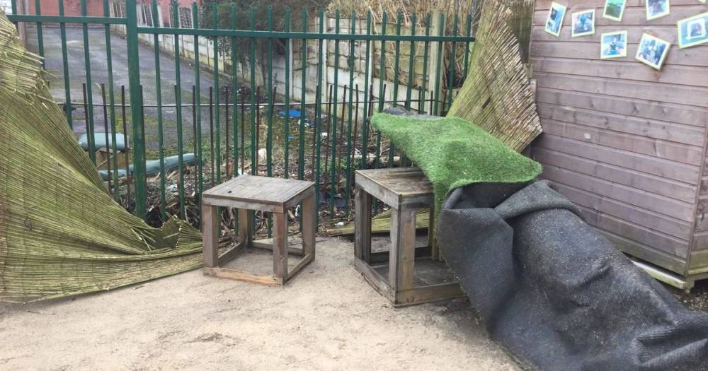 Nursery children want to 'catch the bad guys' after yobs vandalise their garden - www.manchestereveningnews.co.uk