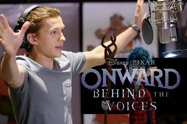 Tom Holland and Chris Pratt take us into the recording for ‘Onward’ - www.hollywood.com