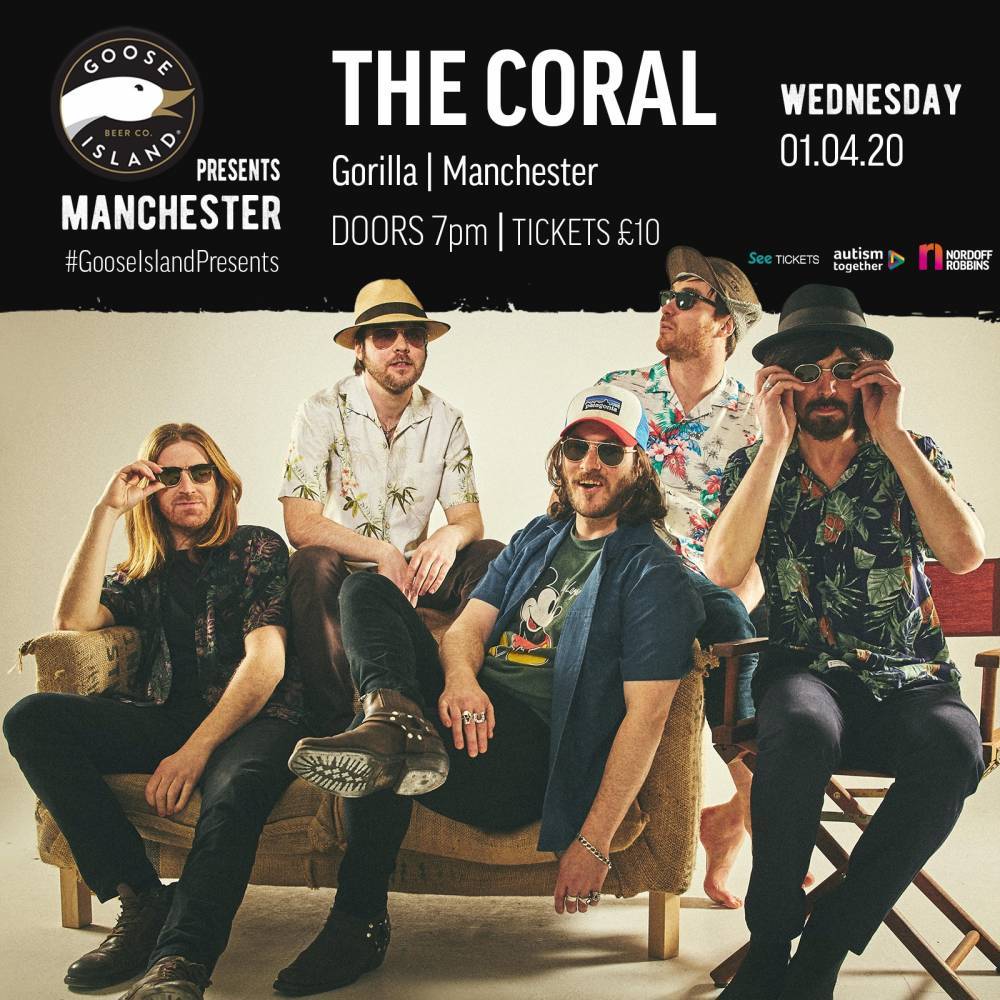 The Coral to perform Goose Island charity gig in Manchester - www.nme.com - Britain - London - Manchester - county Bristol