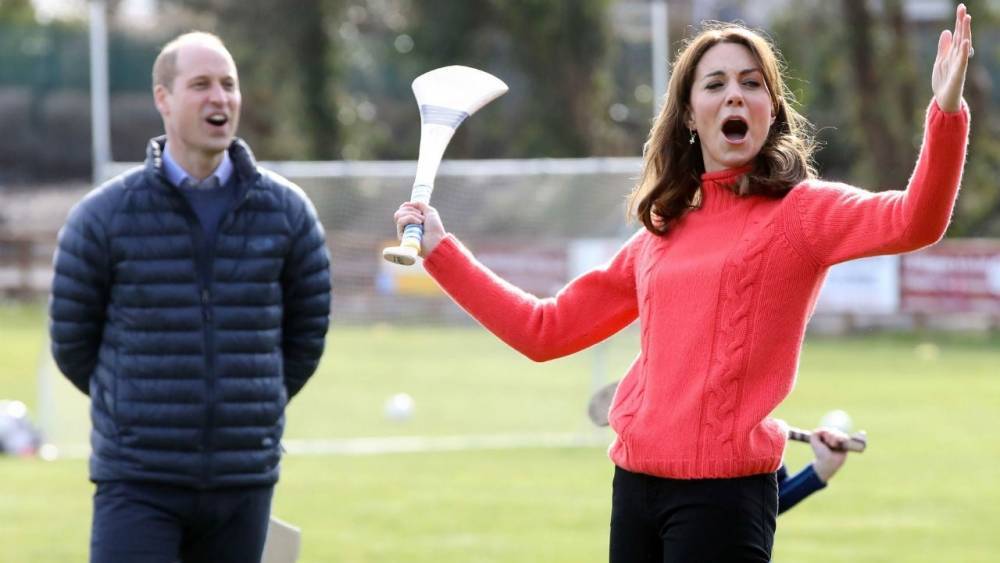 Kate Middleton Tries Hurling in Ireland With Prince William and Looks Like a Pro - www.etonline.com - Ireland