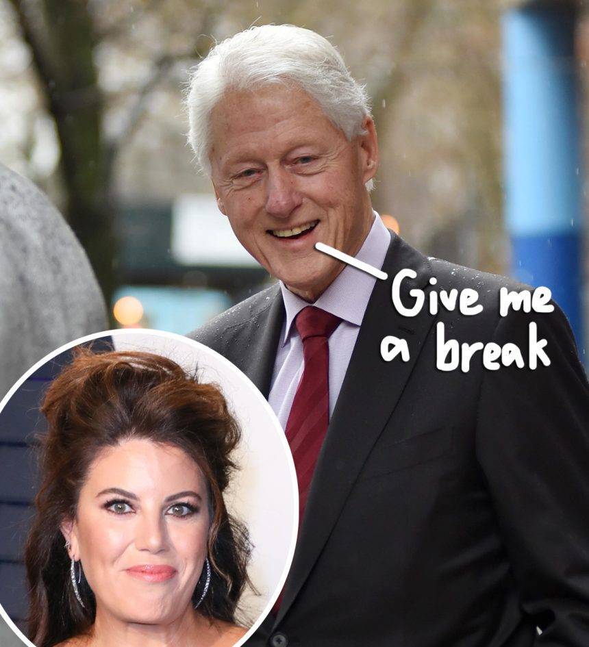 Bill Clinton Says He Had The Monica Lewinsky Affair To ‘Manage Anxieties’! - perezhilton.com - USA