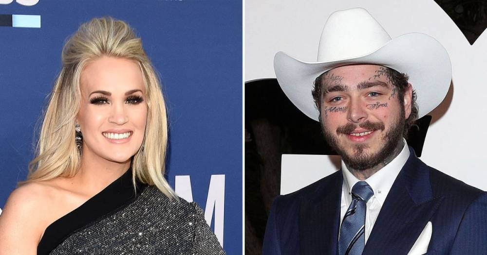 Carrie Underwood Hangs Out With Post Malone and His Mom After His Concert in Nashville - www.usmagazine.com - Tennessee