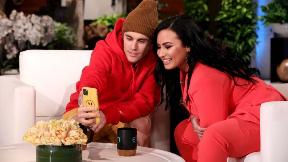 Demi Lovato and Justin Bieber Talk Public Struggles, Looking to Each Other for Inspiration - www.etonline.com