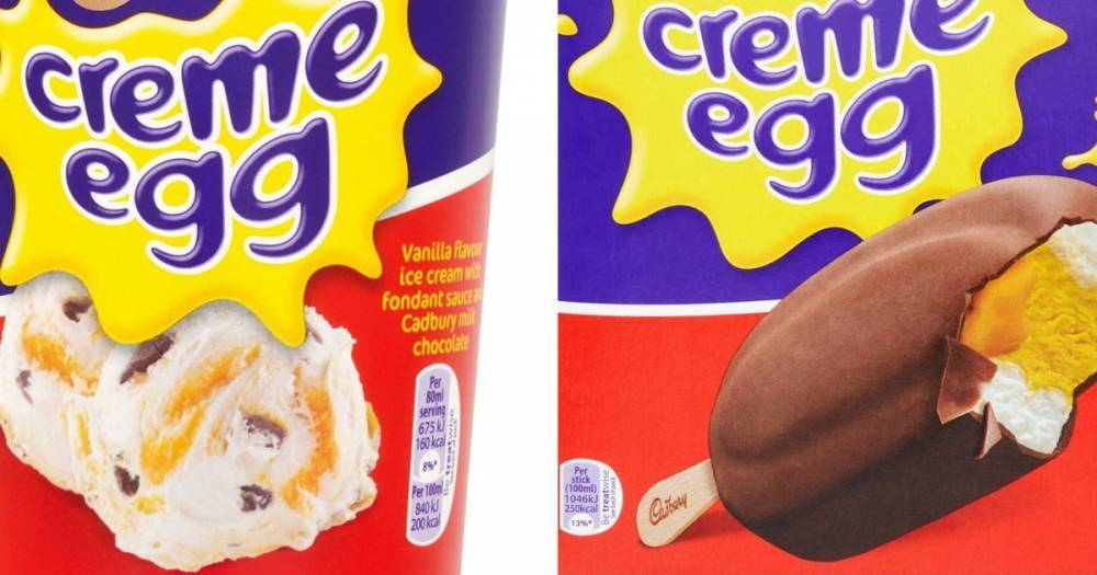 Supermarkets are now selling Cadbury Creme Egg ice cream - www.manchestereveningnews.co.uk