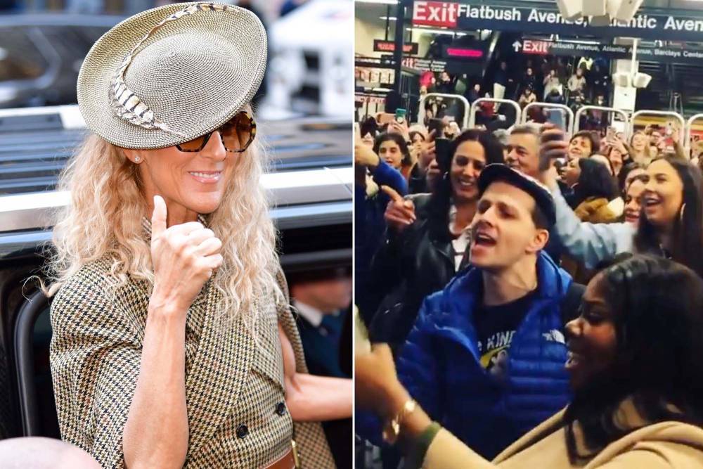 Subway riders spontaneously belt out Celine Dion songs - nypost.com - city Brooklyn