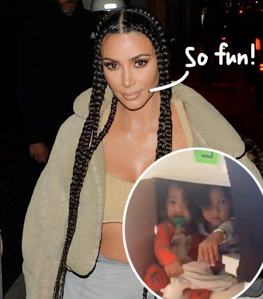 Kim Kardashian Shares Chaotic Video Of Her Kids EVERY Parent Will Relate To! - perezhilton.com - Chicago