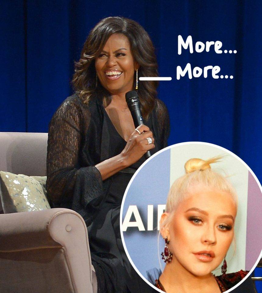 Michelle Obama Has A BLAST Getting Twerked On At Christina Aguilera’s Vegas Show — Watch! - perezhilton.com - Las Vegas