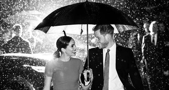 Fans can't get enough of Harry, Meghan's breathtaking photo: Only they can make a rainy day look this romantic - www.pinkvilla.com - London