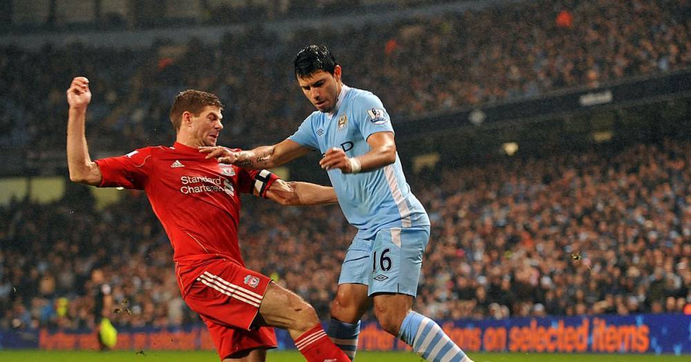The Liverpool FC Steven Gerrard record Sergio Aguero can break in the Manchester Derby - www.manchestereveningnews.co.uk - Manchester
