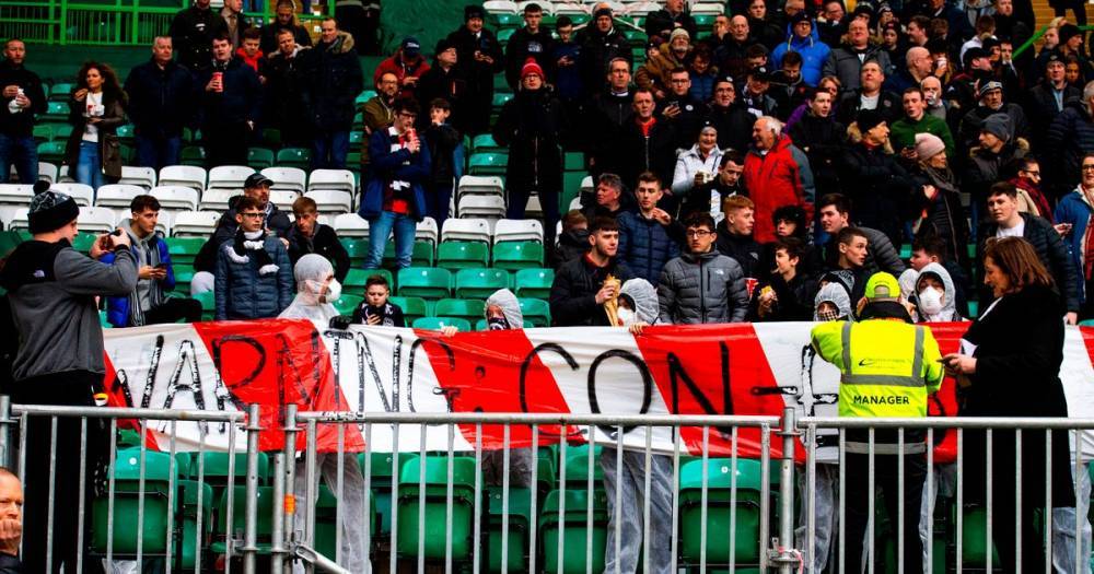 St Mirren fans make coronavirus-themed Celtic ticket protest as they continue twenty's plenty campaign - www.dailyrecord.co.uk