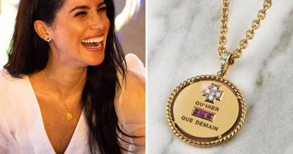 Meghan Markle wears necklace with subtle loving message as she returns to UK for final engagements - www.ok.co.uk - Britain