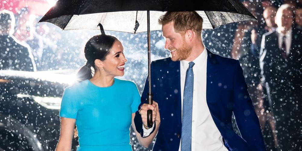 Meghan Markle Stuns in a Blue Pencil Dress With Prince Harry at Endeavour Fund Awards - www.elle.com