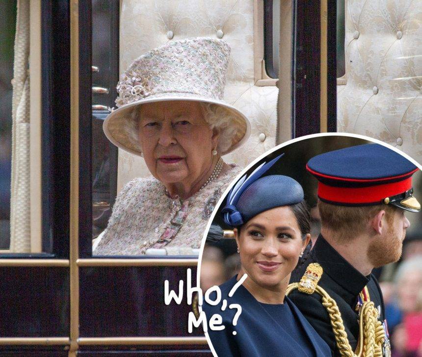 Queen Elizabeth II Makes Subtle Nod To Meghan Markle Ahead Of Official Royal Exit - perezhilton.com