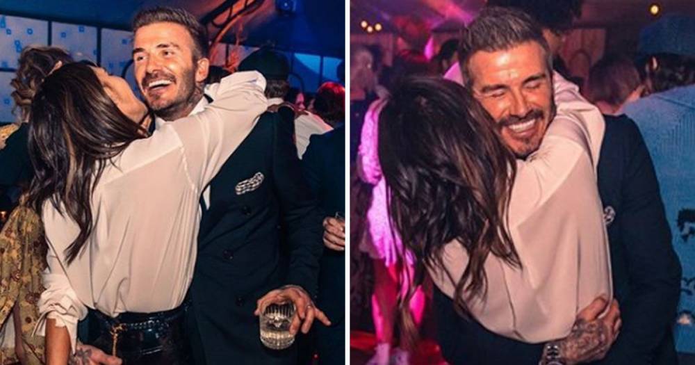 David and Victoria Beckham can’t keep their hands off each other at son Brooklyn’s star-studded 21st birthday bash - www.ok.co.uk