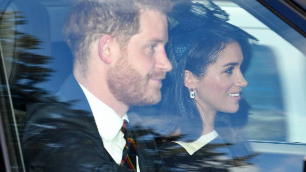 Meghan Markle and Prince Harry Attend Church Service With Queen Elizabeth - www.etonline.com - county Windsor