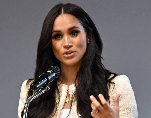 Meghan Markle Gets Called ''Beautiful'' by Student During Surprise School Visit - www.eonline.com