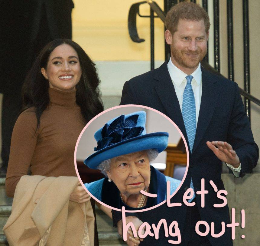 Queen Elizabeth Invited Prince Harry & Meghan Markle To Church This Weekend! - perezhilton.com - county Windsor