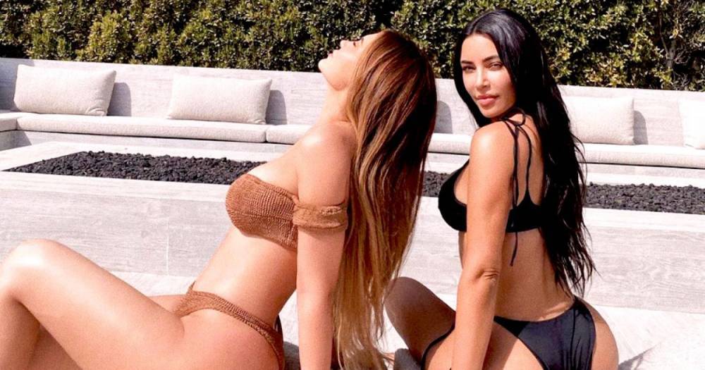 Kylie Jenner, Kim Kardashian and Their Sisters Spend Day By the Pool With Their Kids - www.usmagazine.com